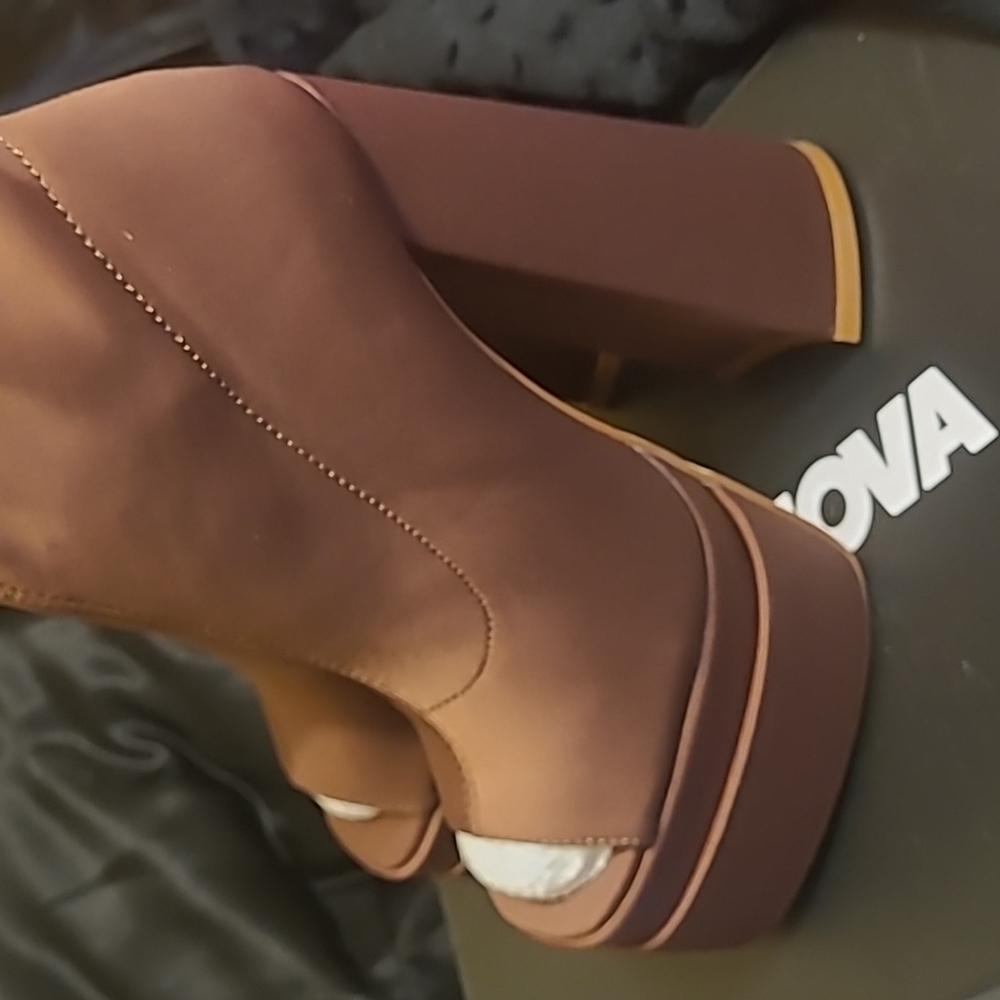 Open Toe Boot Heels
